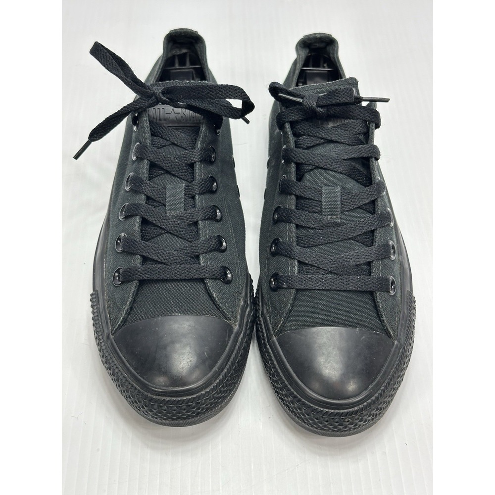 Converse All Star Chuck Taylor Low Sneakers M5039 Mono All Black Mens 7 Womens 9